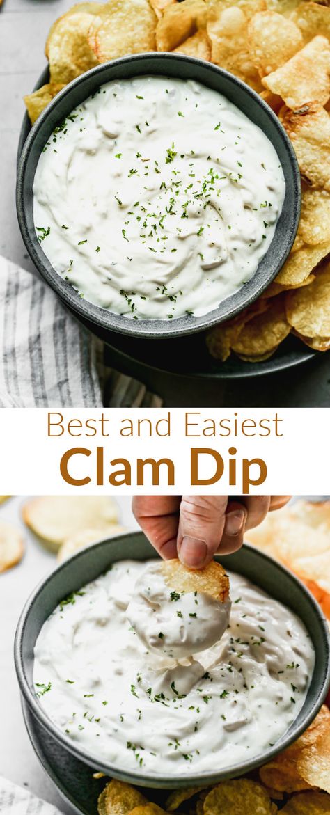 Chopped Clams Recipes, Clam Dip Recipe Easy, Chopped Clam Recipes, Best Clam Dip Recipe, Clam Appetizers, Clam Dip Recipe, Clam Dip, Tastes Better From Scratch, Delicious Dips Recipes