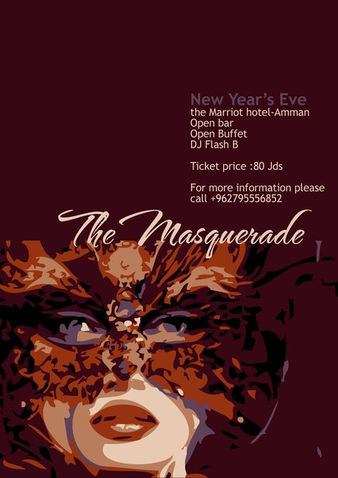 Masquerade Ball Poster, Masquerade Poster, Masquerade Aesthetic, Open Buffet, Prom Posters, Marriot Hotel, Masquerade Prom, Mask Ball, Royal Ball