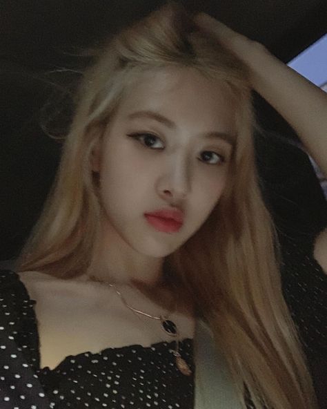 #rosé #blackpink A Woman, Blonde, Hair, Black