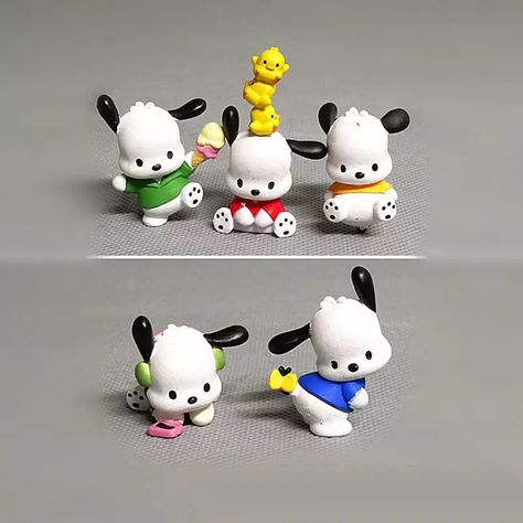 Look what I found on AliExpress Pochacco Clay, Puppy Baby, Best Puppies, Clay Inspo, Clay Diy Projects, Figure Collection, Clay Stuff, Clay Figures, Too Busy