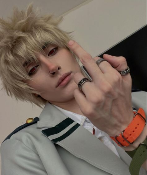 Bakugou Cosplay, Bakugo Katsuki Fanart Cute, Mha Cosplay, Snk Cosplay, Eye Sketch, Epic Cosplay, Cute White Guys, Universal Language, Hottest Anime Characters