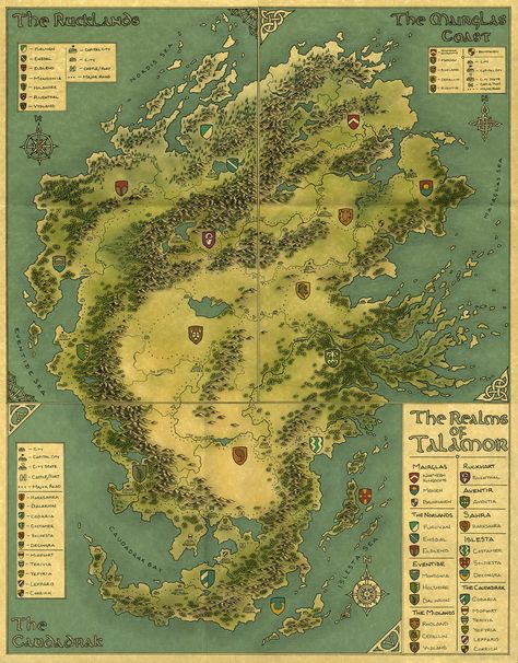 Fantasy Continent, Continent Map, Fantasy Map Making, Dnd World Map, Imaginary Maps, Fantasy World Map, Tabletop Rpg Maps, Rpg Map, Landscape Concept