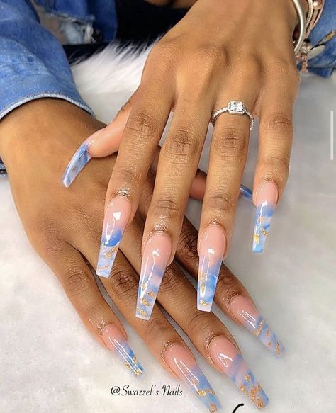 Long Acrylic Nail Designs, Blue Acrylic Nails, Drip Nails, Cute Acrylic Nail Designs, Long Acrylic Nails Coffin, Coffin Nails Long, Bling Acrylic Nails, Summer Acrylic Nails, Square Acrylic Nails