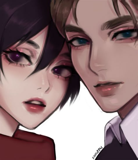 Big Eyes Art, Hair Drawing, Eren And Mikasa, Digital Art Beginner, Anime Cover Photo, Korean Art, Art Style Inspiration, Realistic Art, Anatomy Art