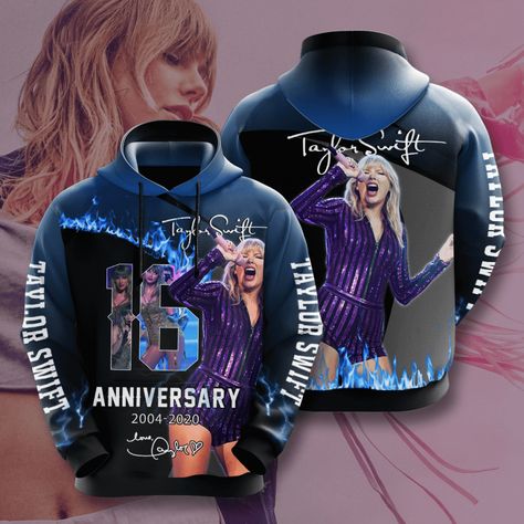 Inktee Store - Music Taylor Swift Usa 1460 Hoodie 3D 16th Anniversary, Hoodie For Men, 3d Hoodie, Women Best, Drawstring Hoodie, Trending Gifts, Zipper Hoodie, Unisex Design, Types Of Shirts