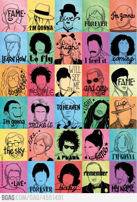 Fame ! I'm gonna live forever ! Arte Jazz, Song Lyric Posters, Art Musical, Music Art Print, Lyrics Art, Pop Art Posters, Lyric Poster, Mötley Crüe, Janis Joplin