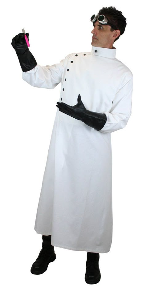 Mad Scientist Costume, Steampunk Halloween Costumes, Scientist Costume, Mad Scientist Lab, Steampunk Halloween, Doctor Outfit, Tv Production, Lab Coats, Period Outfit