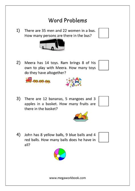 Word Problems 3rd Grade, Addition And Subtraction Word Problems, Basic Subtraction, Problem Solving Worksheet, Math Pictures, Multiplication Word Problems, Addition Words, Fraction Word Problems, Math Addition Worksheets