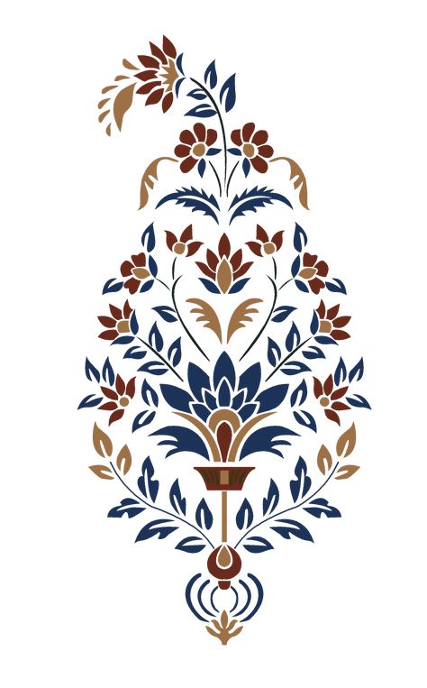 Marble Inlay Designs, Mughal Art Paintings, Design Pattern Art, Print Design Art, Textile Prints Design, Digital Borders Design, Turkish Art, Flower Art Images, Persian Pattern