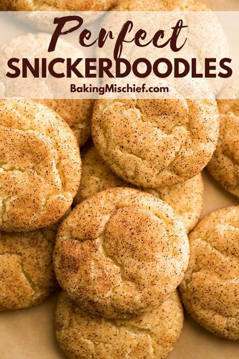 Cookies Snickerdoodle, Baking Cinnamon, Best Snickerdoodle Cookies, Assorted Cookies, Fall Cookie Recipes, Pumpkin Snickerdoodles, Future Chef, Snickerdoodle Recipe, Chewy Cookies