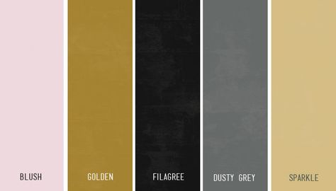 Gold and vintage-inspired color palettes create detailing-decor ideas perfectly fit for an art deco or "Gatsby" inspired wedding theme! 20s Color Palette, Hollywood Glam Color Palette, The Great Gatsby Color Palette, Roaring 20s Color Palette, Great Gatsby Color Palette, Gatsby Color Palette, Old Hollywood Color Palette, 20s Moodboard, Glam Color Palette