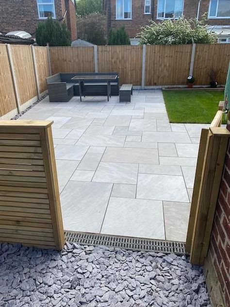 MY WHATSAPP 212 7 16 35 32 06 Outdoor Tile Ideas Backyards, Grey Slabs In Garden, Tiled Backyard Patio, Outdoor Garden Flooring, Grey Stone Patio, Garden Design With Patio, Outdoor Deck Tile Ideas, Garden Patio Tiles, Light Grey Patio