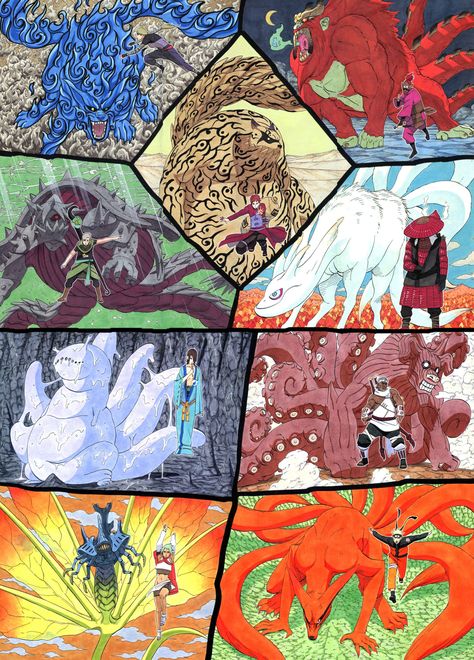 Tailed Beast | Narutopedia | Fandom powered by Wikia Tailed Beasts Naruto, Tailed Beasts, Naruto 6, Kurama Naruto, Manga Naruto, Naruto Shippuden Sasuke, Naruto Pictures, Naruto Wallpaper, Naruto Anime