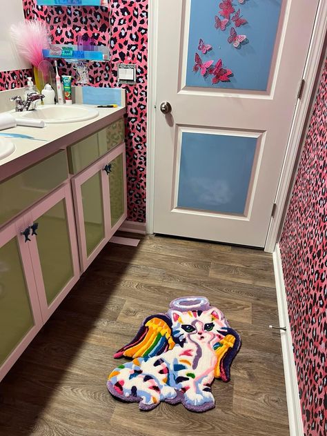 Lisa Frank bathroom Lisa Frank Office, Lisa Frank Aesthetic, Frank Aesthetic, Lisa Frank, Kids Bathroom, Inspired Living, Kids' Bathroom, Room Makeover, Bathroom Ideas