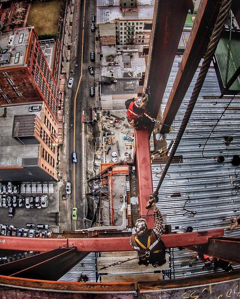 Vintage Go Karts, Steel Erectors, Iron Workers, Iron Worker, Collar Work, Vintage Toronto, Crane Machine, Steel Bridge, Musician Art