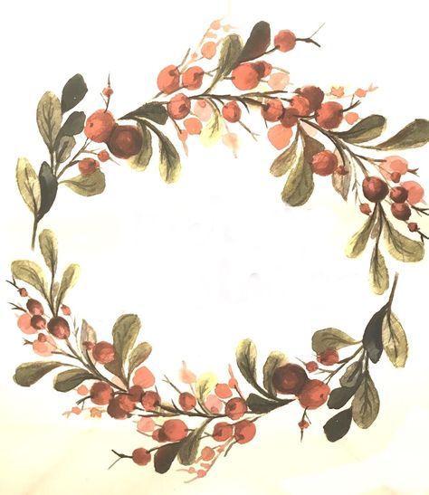 Fall Wreath Drawing, Autumn Art Projects, Art Background Ideas, Watercolor Tags, Wreaths Watercolor, Art Leaves, Fall Art Projects, Design Brief, Wreath Drawing