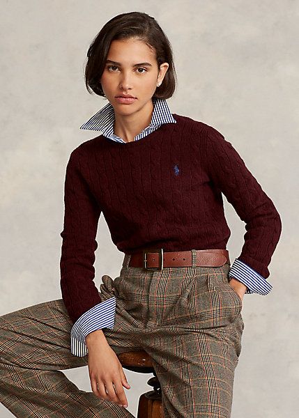 Mode Style Anglais, Ralph Lauren Looks, Ralph Lauren Womens Clothing, Women Ralph Lauren, Ralph Lauren Style, Old Money Style, Ralph Lauren Outfits, Looks Chic, 가을 패션