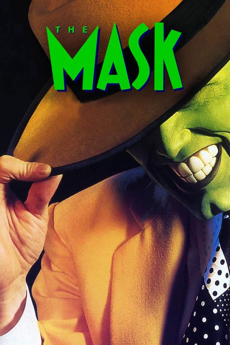 The Mask 1994, Zero The Hero, Cameron Diaz, Jim Carrey, Arabian Nights, The Mask, Film Movie, Retro Poster, Free Movies