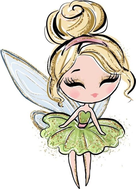 Cute Fairies Drawings, Cute Fairy Drawings, Fairy Drawing Ideas, Fairy Drawing, Kawaii Fairy, Fairy Drawings, Desain Buklet, Glitter Art, Cute Fairy