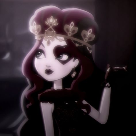 Eah Lizzie Hearts, Pfp Ever After High, Lizzy Hearts, Lizzie Hearts Icon, Ever After High Lizzie Hearts, Lizzie Hearts Aesthetic, Teen Titans Raven, Discord Me, Las Winx