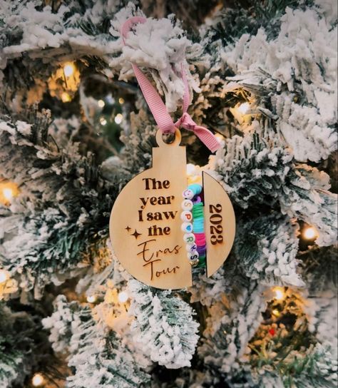 Eras Tour Ornament Diy, Friendship Bracelet Ornaments, Eras Tour Ornament, Taylor Swift Christmas Ornament, Eras Ornament, Swiftie Jewelry, Taylor Swift Ornament, Swiftie Christmas, Taylor Swifr