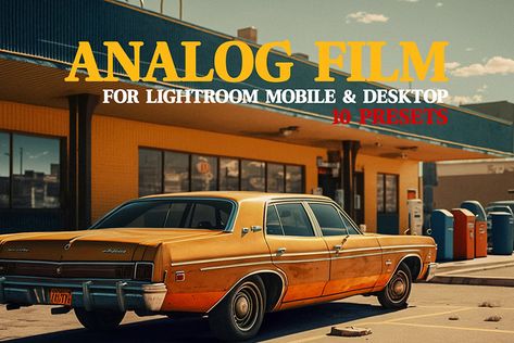 10 Analog Film For Lightroom How To Use Lightroom, Best Procreate Brushes, Vintage Lightroom Presets, Vintage Photo Editing, Photoshop Video, Lightroom Presets For Portraits, Summer Presets, Fotografi Digital, Professional Lightroom Presets