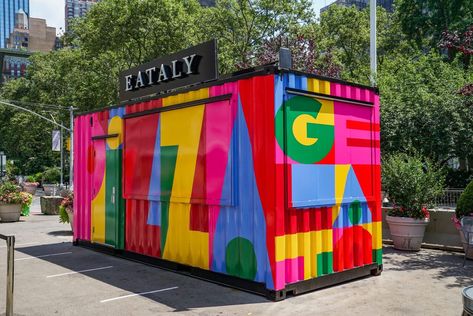 Shipping Container Bar, 20ft Shipping Container, Container Restaurant, Container Cafe, Food Kiosk, Container Bar, Bar Exterior, Kiosk Design, Cafe House