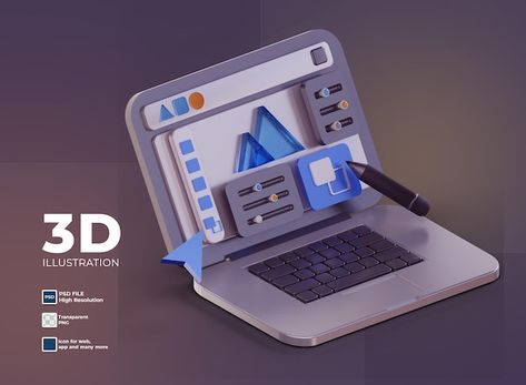 Computer Laptop, Vector Photo, Laptop Computers, 3d Design, Graphic Resources, Laptop, Computer, Graphic Design, Electronic Products