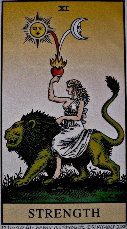 1000+ ideas about Tarot Card Tattoo on Pinterest | Voodoo tattoo ... Earth Queen, Strength Tarot, Esoteric Art, Tarot Cards Art, Tarot Art, Major Arcana, A Lion, Oracle Cards, Tarot Card