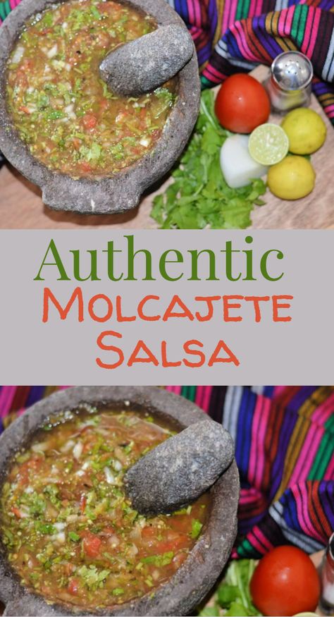 There are limitless varieties of salsas in Mexican cuisine - keep reading to learn how to make authentic molcajete salsa. Moljacete Recipes, Mocajete Recipe, Molcajete Salsa Recipe, Molcajete Salsa, Authentic Salsa Recipe, Mexican Molcajete, Authentic Mexican Salsa Recipe, Authentic Mexican Salsa, Quick Salsa