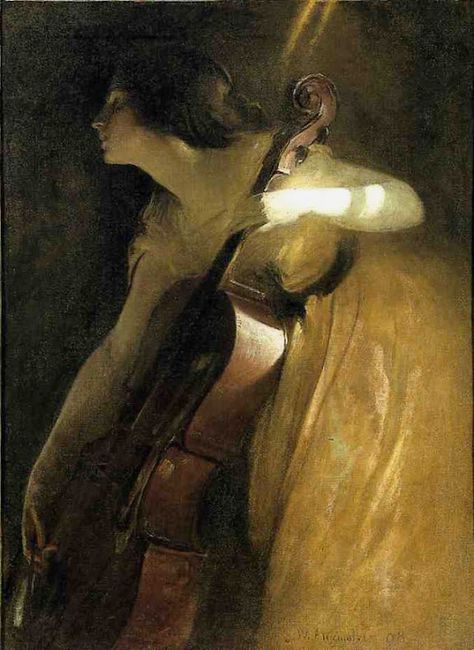 ART & ARTISTS: John White Alexander - part 2 John White Alexander, Classical Realism, Carnegie Museum Of Art, Music Painting, T Art, True Art, Framed Painting, Traditional Paintings, Stock Paper