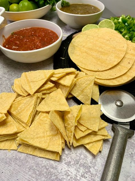 Best Keto Tortilla Chips:  Easy Low Carb Recipe  - The Lazy K Kitchen Low Carb Chips, Tortilla Chip Recipe, Keto Tortillas, Cilantro Lime Sauce, Keto Taco, Low Carb Flour, Homemade Tortilla Chips, Low Carb Tortillas, Lime Sauce