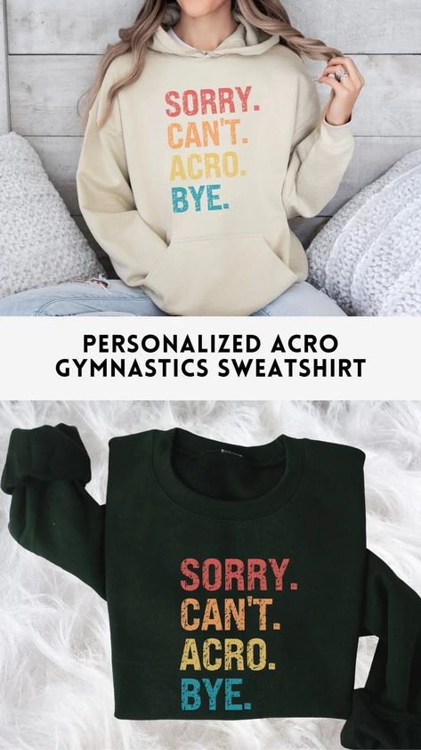 Gymnastics Sweatshirt Gymnast Sweater Acro Mom Shirt Acro Gymnastic Shirt Parent Dance Shirt Coach Gift Gymnastics Crewneck Acro Yoga Shirt - Etsy Canada Gymnastics Sweatshirts, Gymnastics Coach, Acro Gymnastics, Coach Appreciation Gifts, Gymnastics Coaching, Dance Shirt, Gymnastics Gifts, Dance Gifts, Gymnastics Outfits