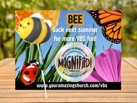 Magnified VBS – Creative Ministry with Kids Vbs 2025 Magnified Decorations, Vbs Magnified, Honey I Shrunk The Kids, Rainy Day Games, Creative Ministry, Lifeway Vbs, Vbs Decorations, Volunteer Appreciation, Lollipop Sticks