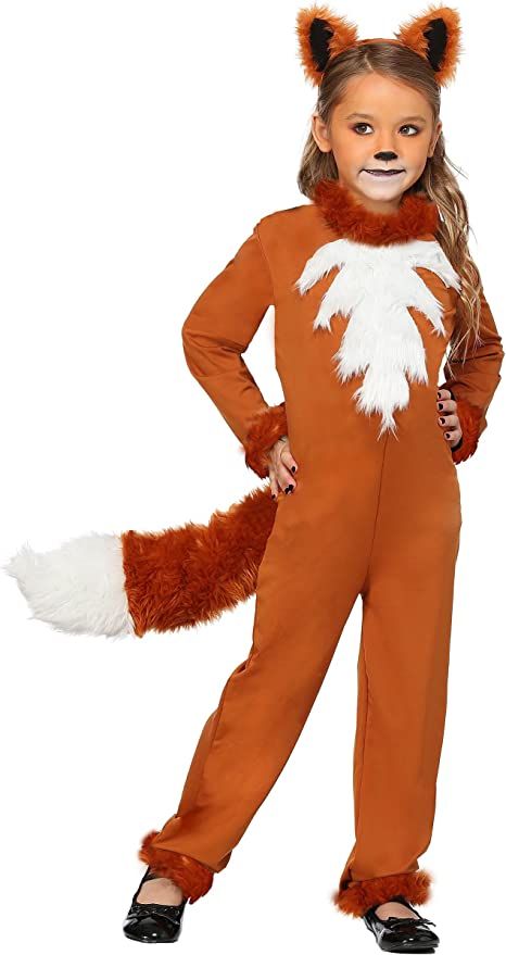 Diy Fox Costume, Animal Costumes For Girls, Kids Fox Costume, Fox Costume Diy, Fox Costumes, Fox Halloween Costume, Fox Halloween, Fox Costume, Fox Kids