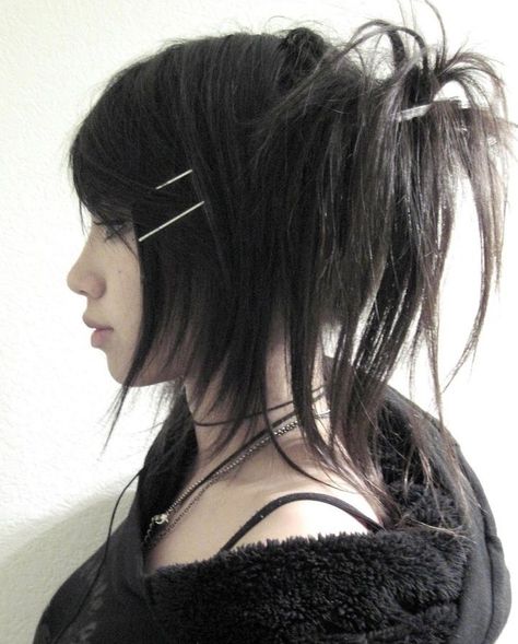 Y2k Punk Hairstyles, Styling Short Black Hair, Punk Hairstyles Women, Alternative Hairstyles Long, Goth Hairstyles, Theatre Production, Lady Baby, Y2k Hair, Y2k Hairstyles