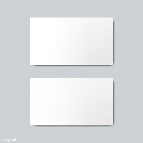 Blank business card design mockup vector | premium image by rawpixel.com Free Vector Business Cards, Business Card Mockup, Professional Business Card Design, Blank Business Cards, Visiting Card Design, Free Business Card Mockup, Free Business Cards, Card Mockup, Card Templates Free