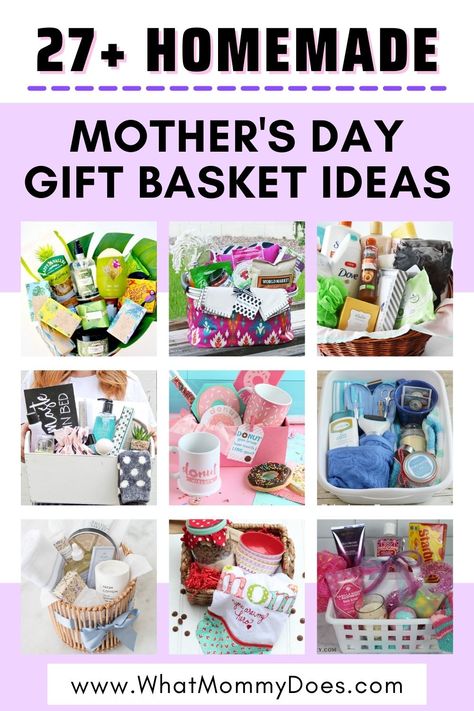 27+ Homemade Mother's Day Gift Basket Ideas - What Mommy Does Little Mothers Day Gifts For Friends, Mother Day Gift Ideas For Adults Mom, Gift Basket Ideas For Mother’s Day, Friend Mothers Day Gift Ideas, Mother's Day Gift Basket Ideas, Mother’s Day Gifts For Coworkers, Mothers Day Small Gift Ideas, Dollar Store Mothers Day Gift Ideas, Mothers Day Gift Basket Ideas Diy