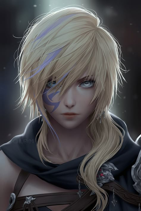 ArtStation - Dragon - FFXIV, Chuby Mi 얼굴 드로잉, Long Blonde, Warrior Girl, Final Fantasy Xiv, Lion Tattoo, Arte Fantasy, Daryl Dixon, 판타지 아트, Long Blonde Hair