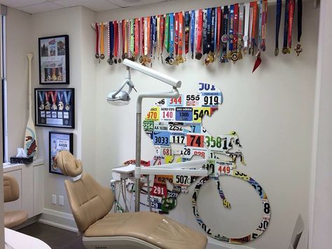 Looking for some motivation or just some design inspiration for your old finishers medals and race bib numbers? Check this out... Army Fitness, Peloton Room, Triathlon Inspiration, Race Medal Displays, Running Medal Display, Triathlon Motivation, Trophy Display, Race Medal, Running Medals