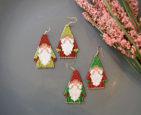 Diy christmas earrings