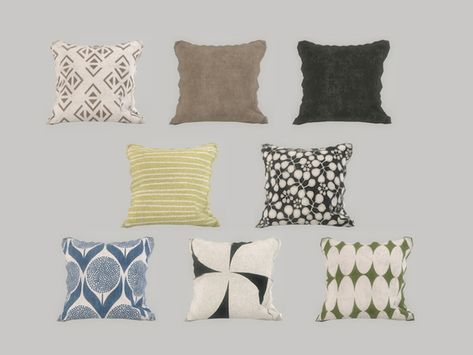 Sims 4 Couch Pillows, Sims 4 Cc Couch Pillows, Sims 4 Cc Blankets And Pillows, The Sims 4 Cc Couch, Sims 4 Cc Blankets, Sims 4 Pillows Cc, Sims 4 Cc Pillows, Sim4 Furniture, Sun Pillow