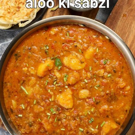 Puri Aloo Sabzi, Paneer Chilli Dry, Curry Vegetables, Aloo Sabzi, Masala Aloo, Paneer Curry Recipes, Indian Vegetable Recipes, Potato Masala, Paneer Masala Recipe