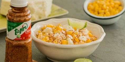 Corn Esquites, Tajin Recipes, Grilled Pineapple Chicken, Mexican Street Corn Recipe, Street Corn Recipe, Chili Lime Seasoning, Mexican Street Corn Salad, Mexican Corn, Corn Recipe