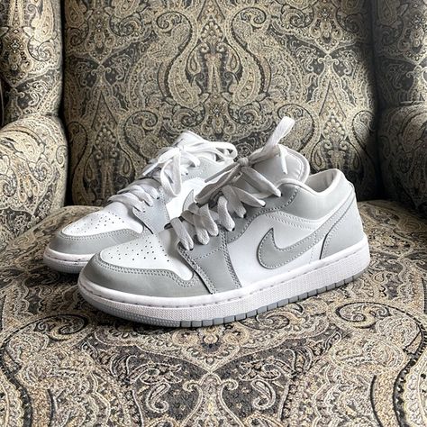 Jordan 1 Low Wolf Grey Jordan 1 Low Wolf Grey, Jordan 1 Low, Nike Air Force Sneaker, Jordan Shoes, Jordan 1, Sneakers Nike, Jordan, Size 6, Handbags