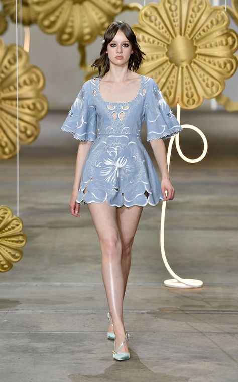 Alice Mccall, Linen Mini Dress, Global Fashion, Couture Fashion, Moda Operandi, Runway Fashion, Pretty Outfits, Fashion Collection, Dress To Impress