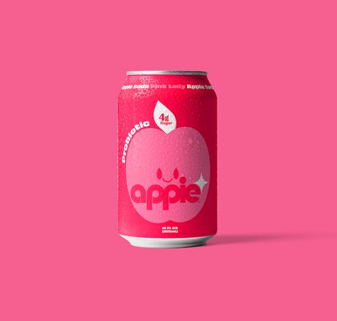 (43) appie* apple sodas – Packaging Of The World Flat Packaging Design, Soda Brand Design, Soda Graphic Design, Soda Can Design Packaging, Fruit Drink Packaging, Soda Label Design, Soda Logo Design, Soda Packaging Design, Soda Can Design