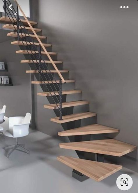 Staircase Design Modern, Stairs Design Interior, Stairway Design, Stairs Design Modern, Stair Case, House Extension Design, Kitchen Remodel Design, Exterior Wall Design, Home Stairs Design