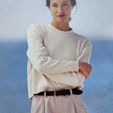 90s Model Style, Vintage Ralph Lauren Ads, J Crew Catalog, Uniqlo Style, J Crew Style, Classic Wardrobe, September 1, Mom Style, Fall Winter Outfits