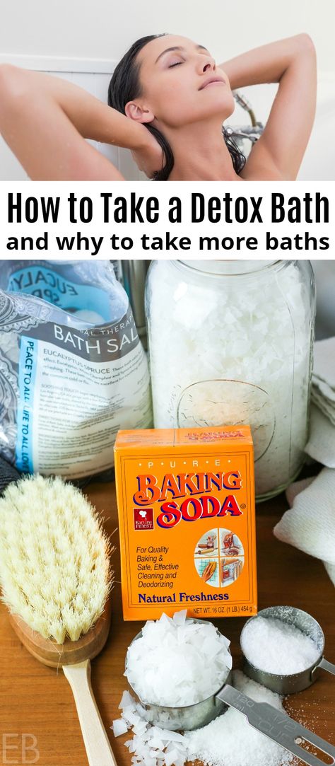 Let’s learn exactly how to take a detox bath with only one to two easy ingredients (or more) and why. || Eat Beautiful | magnesium | seaweed | essential oils | baking soda | #detox #bath #detoxification #gapsdiet #DIY #howto #essentialoils Baking Soda Detox Bath, Detox Bath Recipe, Eat Beautiful, Baking Soda Bath, Bath Detox, Baking Soda Benefits, Detox Bath, Gaps Diet, Baking Soda Uses